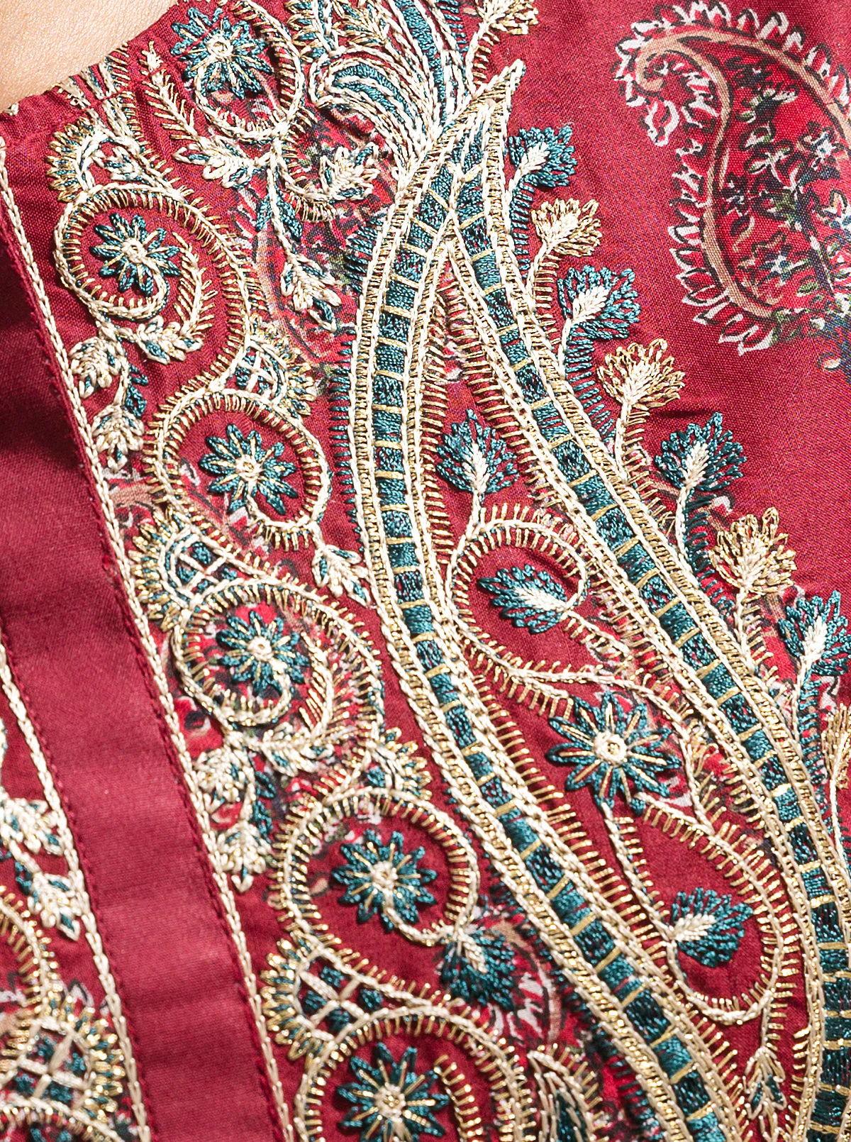 2 PIECE - EMBROIDERED LAWN SUIT - EASTERN SAMBA - Image 4