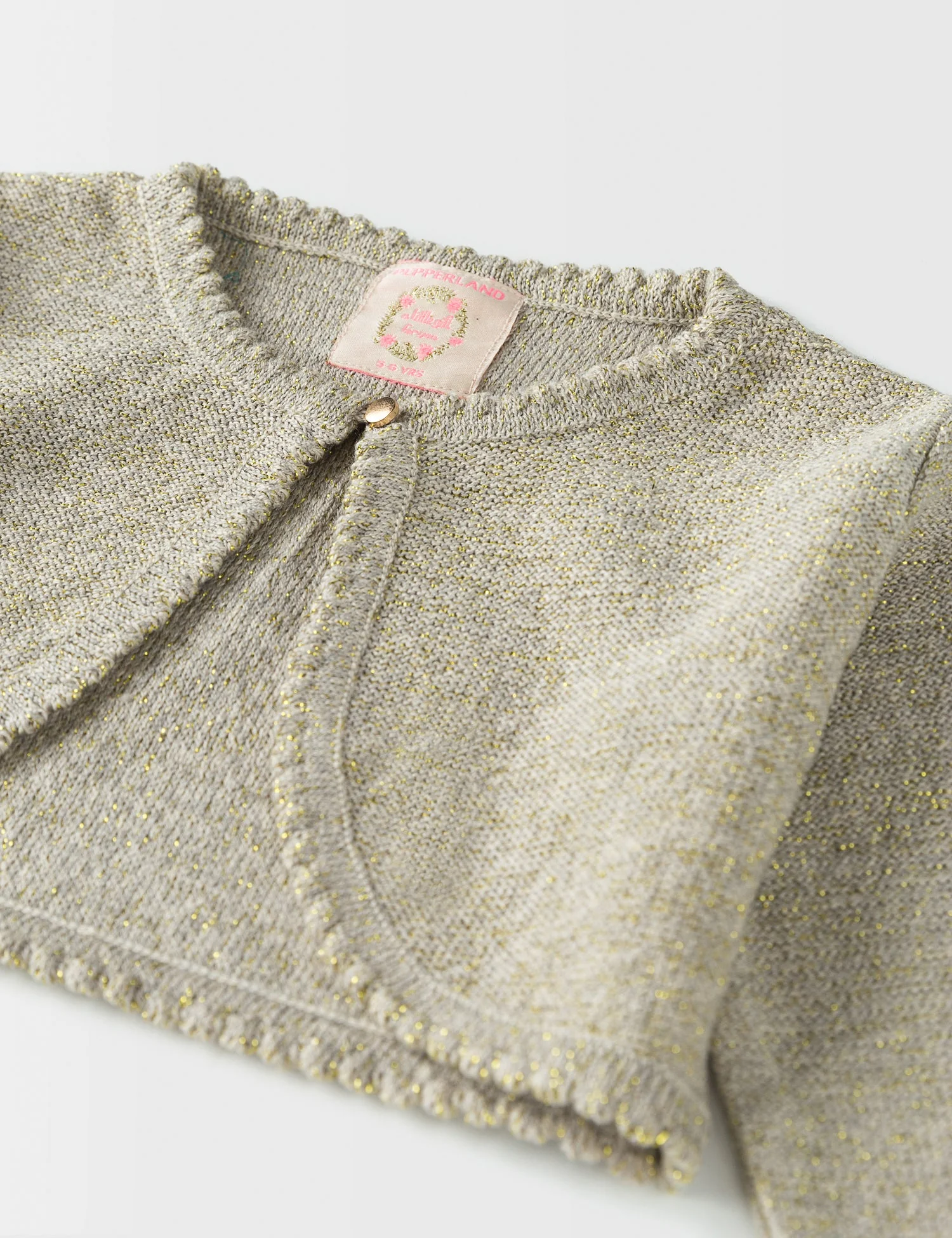 GREY SHIMMERY SHRUG - Image 2