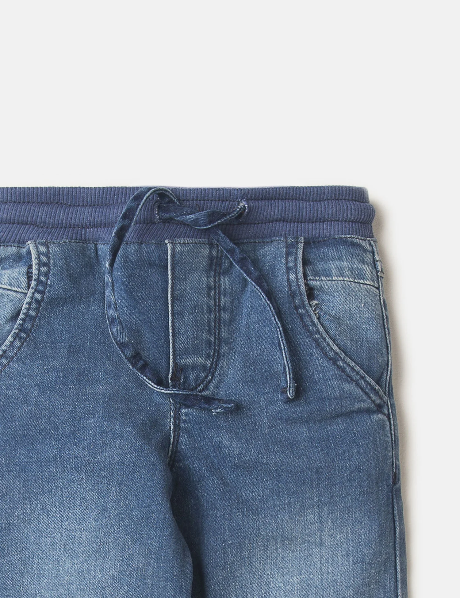 Ribbed Waist Band Jeans - Image 2